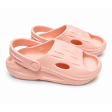 Soviet Girls Komodo Casual Push In Sandals In Dusty Pink