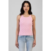Sissy Boy Fall Into You High Neck Knit In Pink
