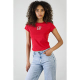 Sissy boy Red Baby T-Shirt With Pearl Branded