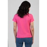 Sissy Boy Womens Glitter In The Dark Regular T-Shirt In Pink
