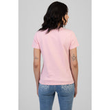Sissy Boy Womens Light Chaser Regular T-Shirt With Multi Beats In Pink