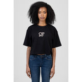 Sissy Boy Womens Endless Spring Boxy T-Shirt In Black