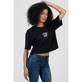 Sissy Boy Womens Endless Spring Boxy T-Shirt In Black