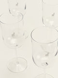Polo Red Wine Glasses 4 Piece Set In Transparent
