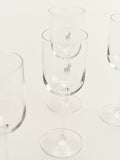 Polo White Wine Glasses 4 Piece Set In Transparent