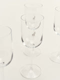 Polo White Wine Glasses 4 Piece Set In Transparent