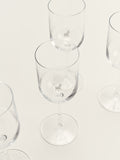 Polo White Wine Glasses 4 Piece Set In Transparent