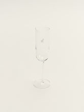 Polo Champagne Flute Glasses 4 Piece Set in Transparent