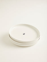 Polo Classic High Rim Dinner Plate 4 Piece Set In White
