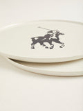 Polo Classic Charger Plate 2 Piece Set In White