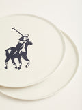 Polo Classic Charger Plate 2 Piece Set In White