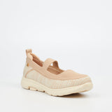 Heart & Sole Ladies Taaliyah Shoes In Beige