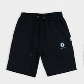 Bensherman Target Fleece Jog Shorts In Black