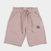 Bensherman Target Fleece Jog Shorts In Pale Mauve
