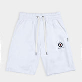 Bensherman Target Fleece Jog Shorts In White