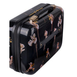 Ted Baker Wild Iris Beauty Case In Black Multi