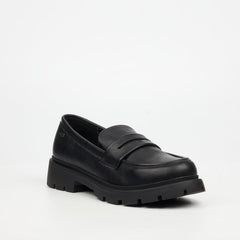 Miss Black Ladies Tipsy 7 Loafers In Black