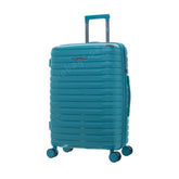 Travel Mate Zipper Pp Hardshell Trolley Luggage Case In Teal