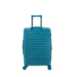 Travel Mate Zipper Pp Hardshell Trolley Luggage Case In Teal