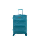 Travel Mate Zipper Pp Hardshell Trolley Luggage Case In Teal