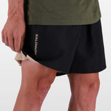 Salomon Mens Reversible Travel Shorts In Black/Khaki