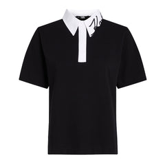 Karl Lagerfeld Signatuure Golfer In Black