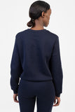 Sissy boy Womens Logo Sweat Top With Bling In Navy