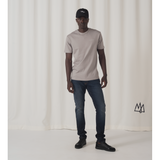 Tshepo Jeans Unisex Wordmark T-Shirts In Grey