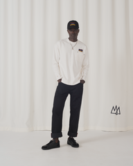 Tshepo Jeans Mens Pocket Flag T-Shirts In Ivory