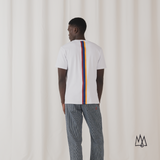 Tshepo Jeans Flag Stripe T-Shirt White