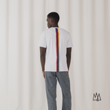 Tshepo Jeans Flag Stripe T-Shirt White