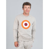 Ben Sherman Mens Target Crew Sweater Sustained Grey
