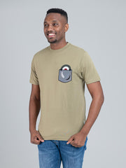 Ben Sherman Target Pocket T-Shirt Olive Night