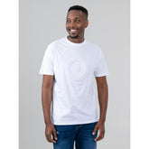 Ben Sherman Mens Target Towelling T-Shirt In White