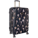 Ted Baker Wild Iris Trolly Luggage Case In Black Multi