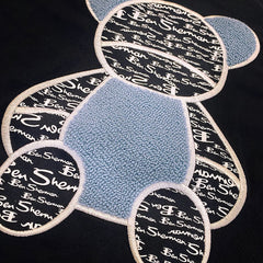 Ben Sherman Mens Fur Bear T-Shirt In Navy