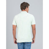 Ben Sherman Mens Terry Tar Textured Polo Pistachio