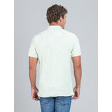 Ben Sherman Mens Terry Tar Textured Polo Pistachio