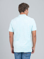 Ben Sherman Mens Terry Tar Textured Polo Summit