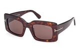 Tom Ford Womens Brigitta Sunglasses In Dunkel Haval