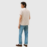 Tommy Hilfiger Msw Linen Pique Reg Polo Sandalwood