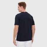 Tommy Hilfiger Mens Script Logo Tee T-Shirts In Navy