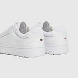 Tommy Hilfiger Mens Shoes Basket Core White
