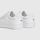 Tommy Hilfiger Mens Shoes Basket Core White