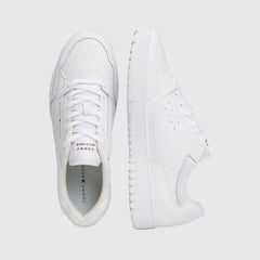 Tommy Hilfiger Mens Shoes Basket Core White