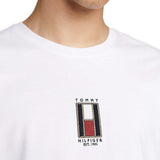 Tommy Hilfiger Mens Vertical White Flag T-Shirt