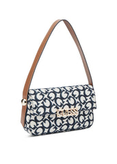 Guess Womens Tracie Shoulder Bag In Navy