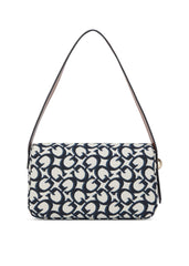 Guess Womens Tracie Shoulder Bag In Navy