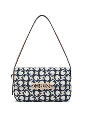 Guess Womens Tracie Shoulder Bag In Navy