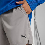 Puma Mens Tad Essential 7' Woven Shorts In Grey